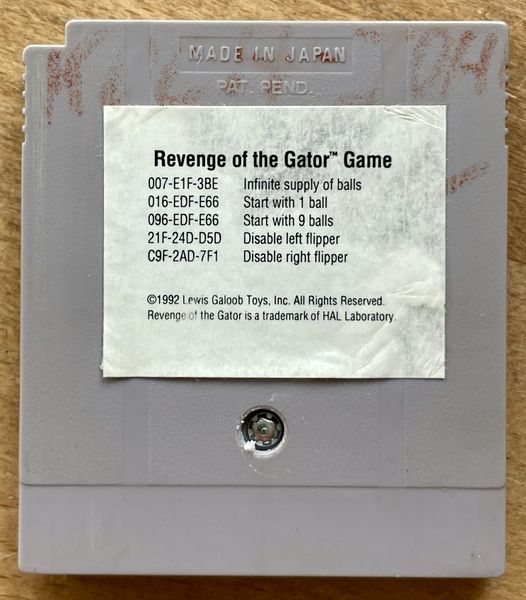 Cartridge Back